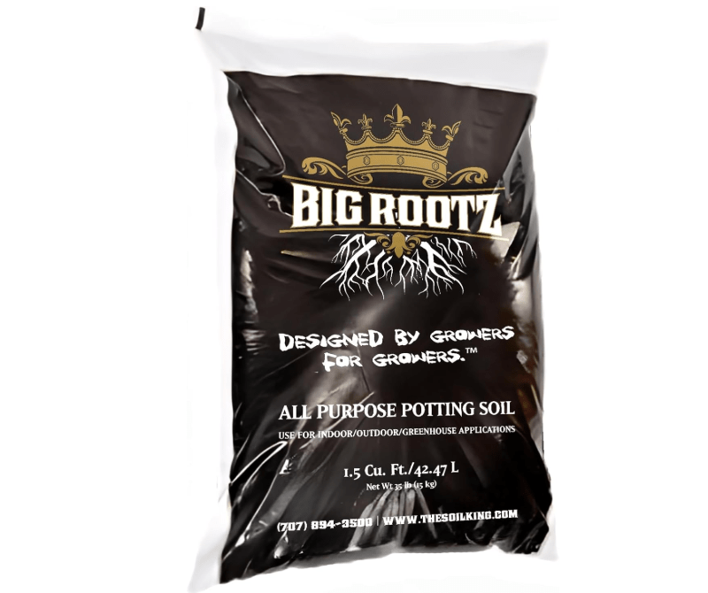 
Soil King Big Rootz Organic Soil - CDFA & EnvirOganic Certified. All-Purpose Potting, pH Adjusted for Maximum Nutrient Uptake & Root Growth,