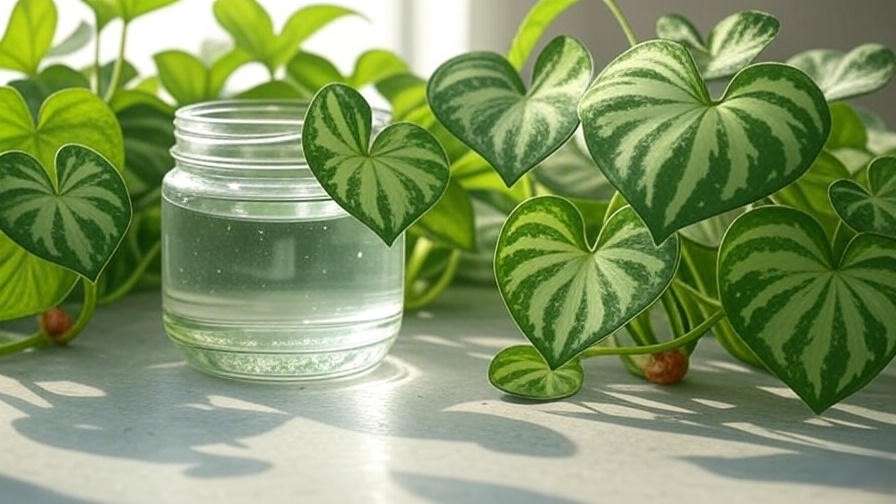  Step-by-step propagation of String of Watermelon stem cutting in water and tray. 