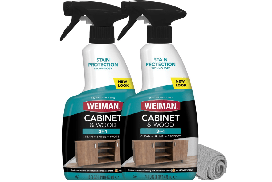 
Weiman Cabinet and Wood Cleaner, Shine, Clean