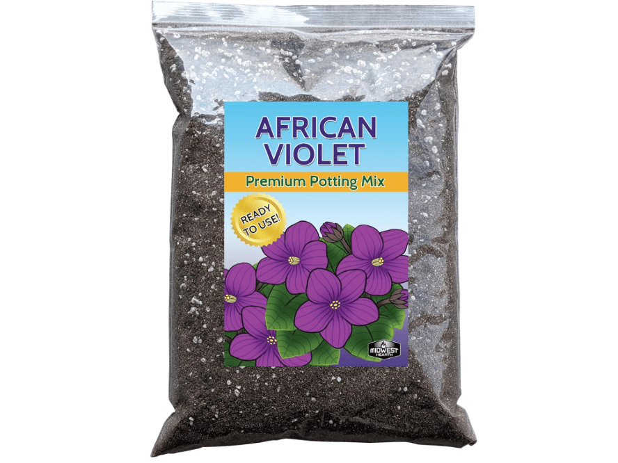 African Violet Natural Potting Soil Mix (Made in USA) (4 Dry Quarts) 