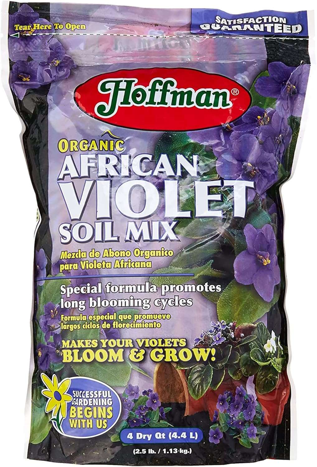 Hoffman 10301 Organic African Violet Soil Mix, 4 Quarts 
