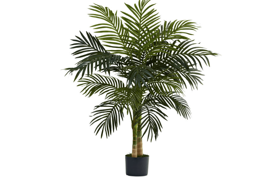Nearly Natural 4ft Golden Cane Palm Artificial Tree 