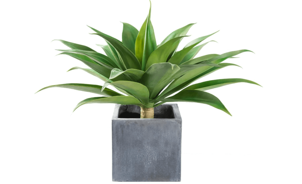 Velener Artificial Plant Outdoor Agave - Large Size UV Resistant Fake Agave Plants for Indoor and Outdoor Succulents Decor(28 Inch) 