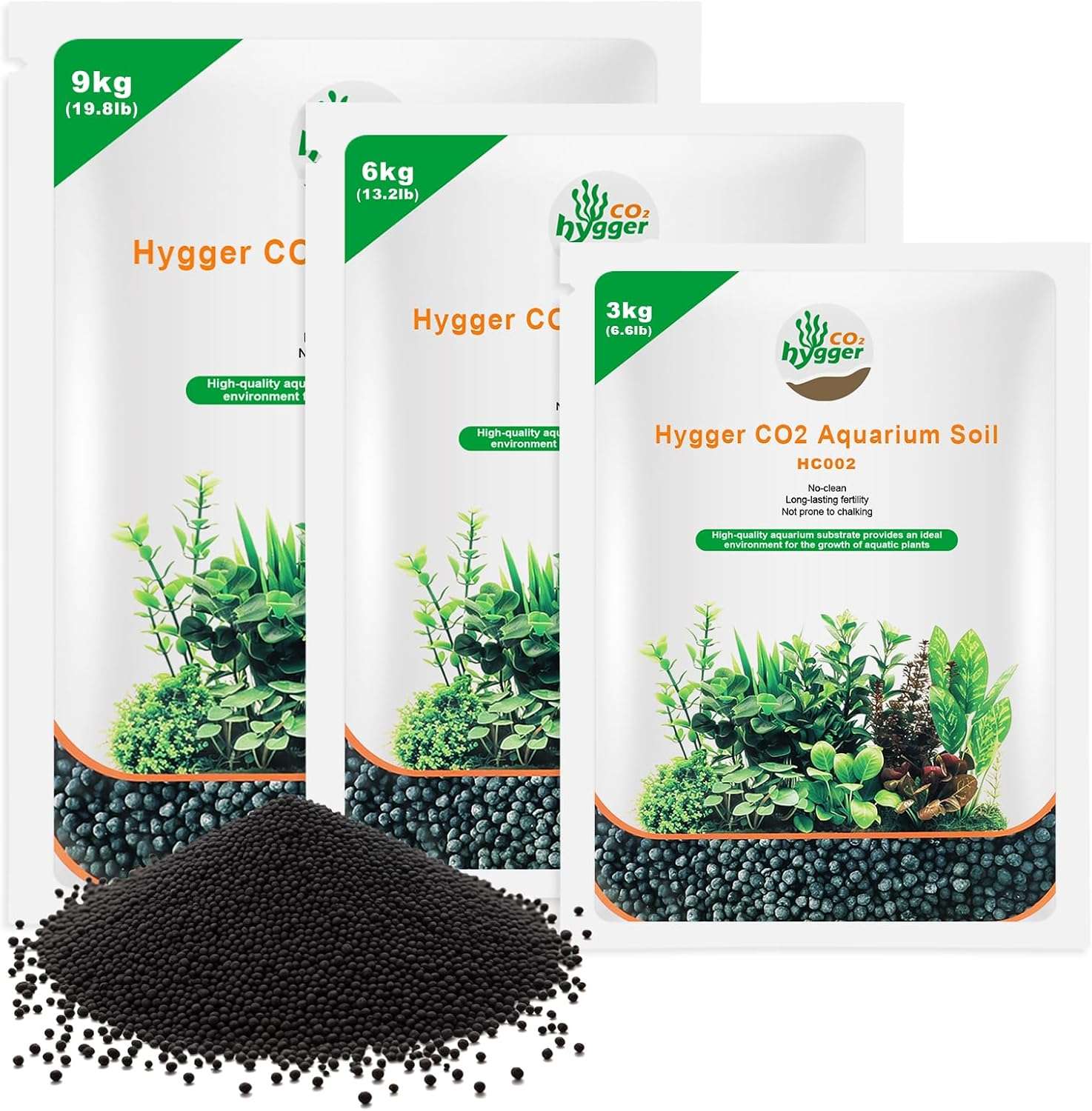 Aquarium Soil Water Grass Mud Fish Tank Aquascaping Aquarium Substrate Soil for Plants and Shrimps,No Need to Wash and No Muddy Water 