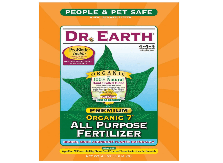 
DR EARTH 706P Organic 7 All Purpose Fertilizer in Poly Bag, 4-Pound