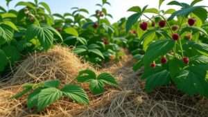 best mulch for raspberries