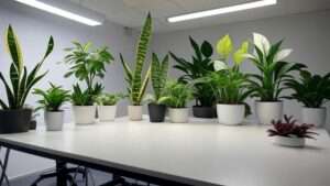 best plants for office desk with no windows