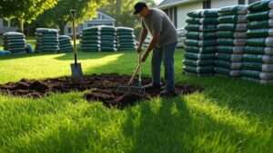best soil for leveling yard