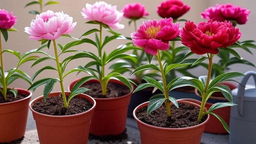 best soil for peonies in pots