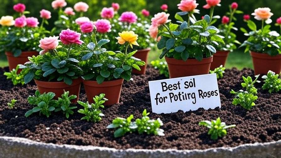 best soil for potting roses