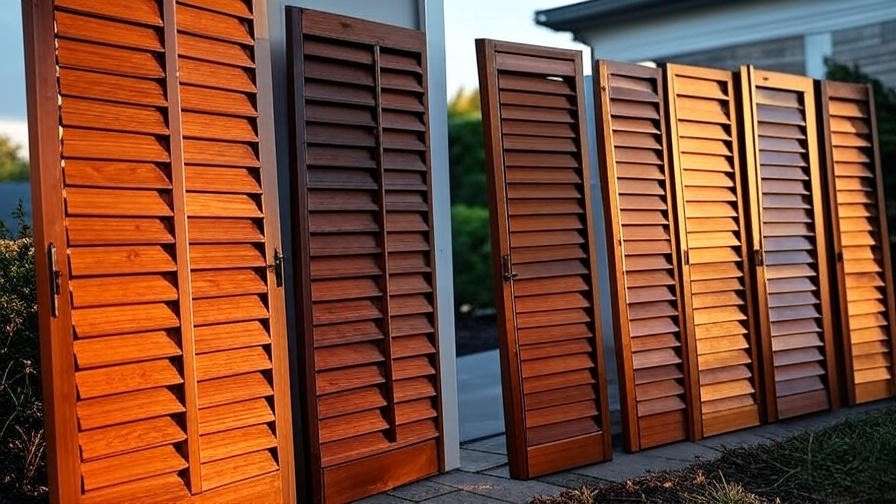 best wood for shutters
