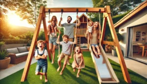 best wooden swing set