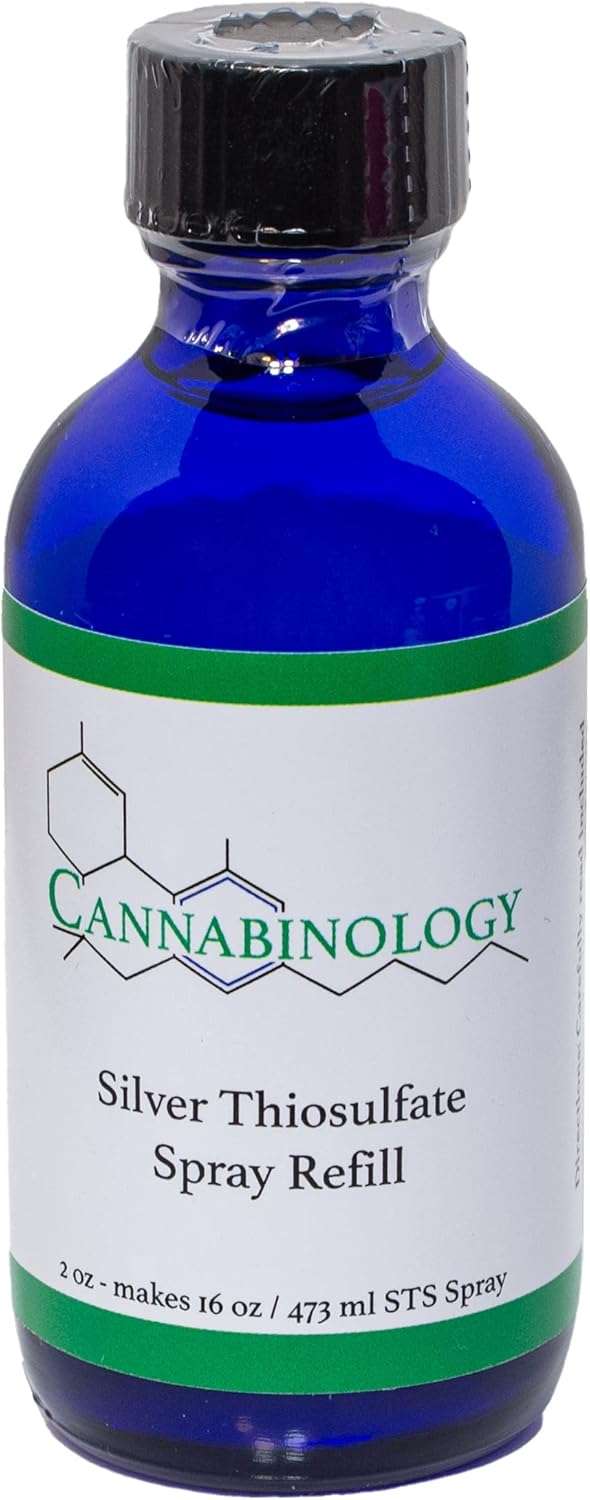 16 oz Refill Kit - 2 oz/60 ml Silver Thiosulfate Solution (Makes 16 oz STS Spray) | Feminized Seed Spray |STS Spray Kit | Make feminized Seeds | Reversal Spray (16 oz - Solution Only) (1) 