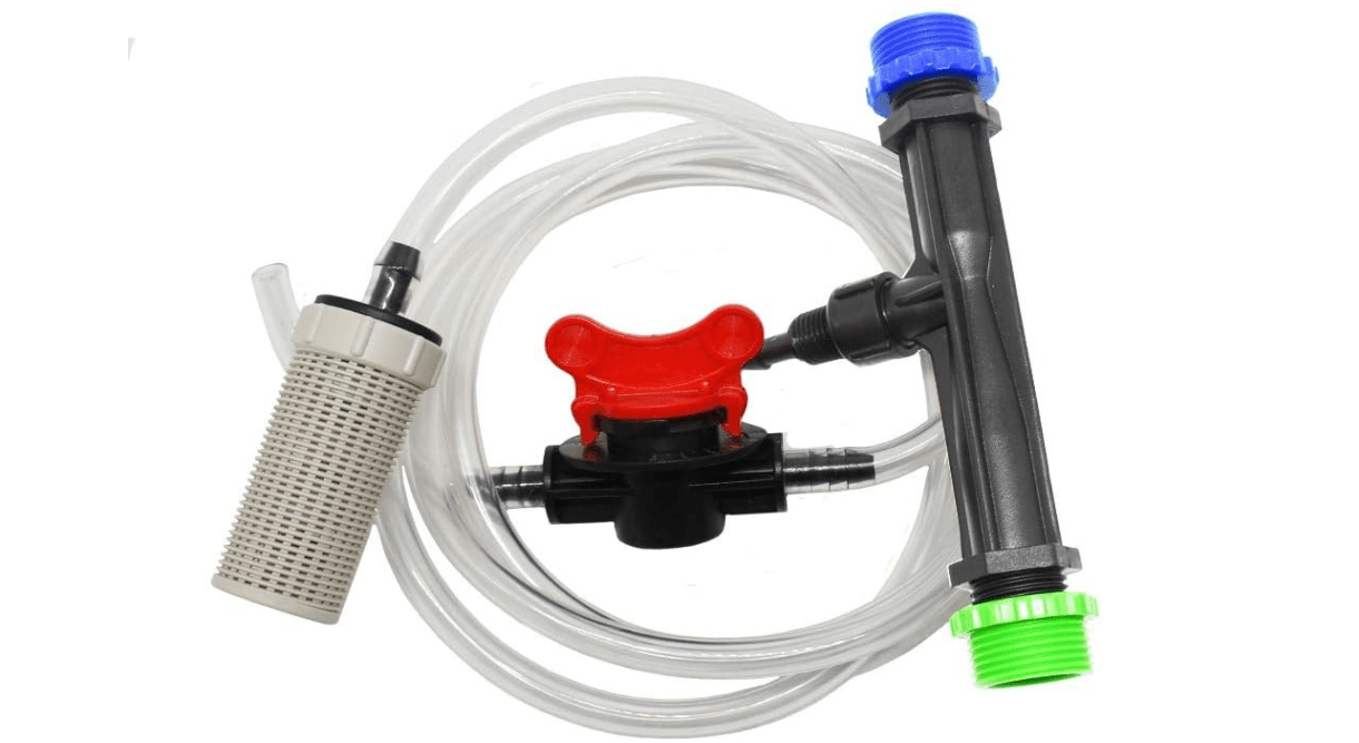 Venturi Fertilizer Injector 3/41/2 Irrigation Venturi System Automatic Fertilizer Kit Filter Built-in Weight Ball 1set 
