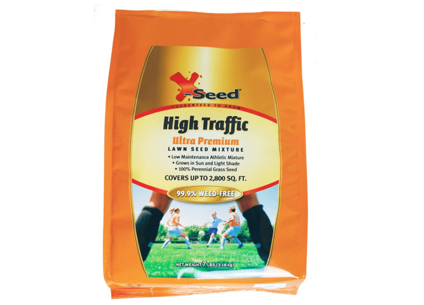 X-Seed Ultra Premium High Traffic Lawn Seed Mixture, 7-Pound