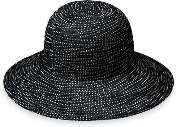 Wallaroo Hat Company Women’s Petite Scrunchie Sun Hat – UPF 50+, Wide Brim, Packable, Adjustable for Smaller Crown Sizes 