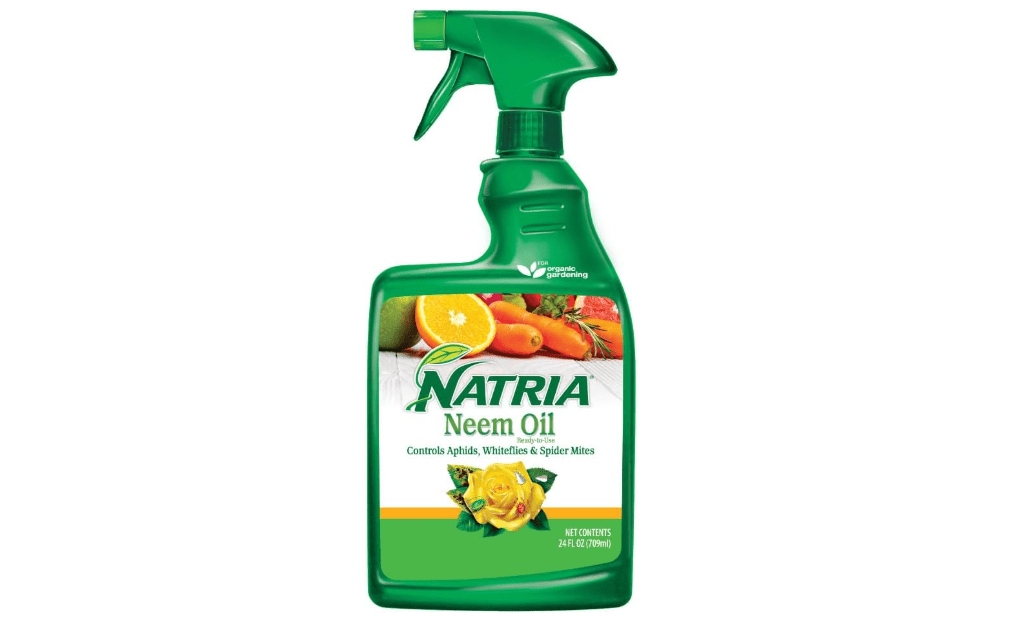 NATRIA Neem Oil Spray for Plants, Ready-to-Use