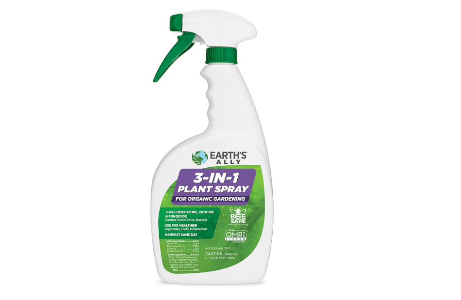 Earth's Ally 3-in-1 Plant Spray 24 oz Ready-to-Use | Better Than Neem Oil
