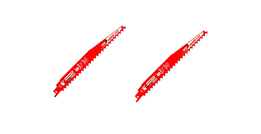 Diablo Demo Demon Carbide Tipped Reciprocating Saw Blades for Pruning and Clean Wood - Carbide Tooth Design - 9" Length, 3 TPI, 3-Pack - DS0903CP3 