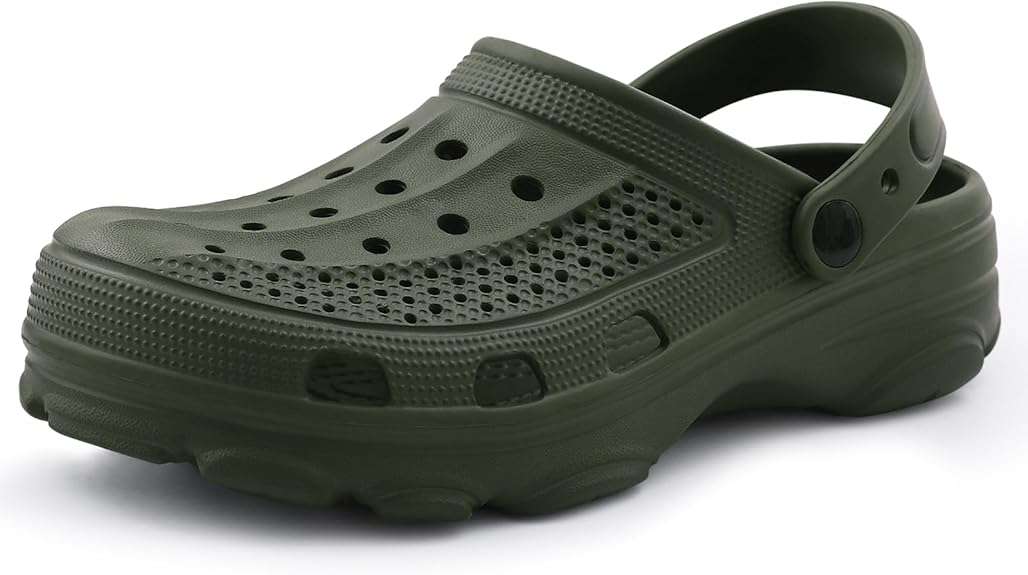 Beslip Womens Mens Garden Clogs Shoes with Arch Support Unisex Comfort Slip-on Sandals 