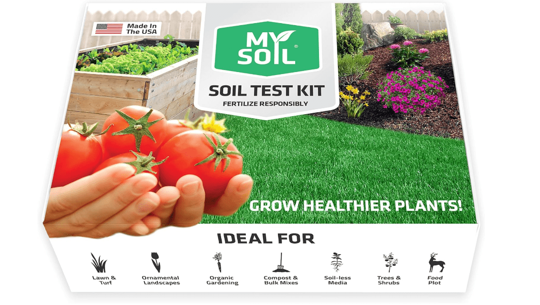 MySoil Soil Test Kit, Unlock Your Lawn & Garden Potential, Complete & Accurate Nutrient and pH Analysis with Recommendations Tailored to Your Soil and Plant Needs 