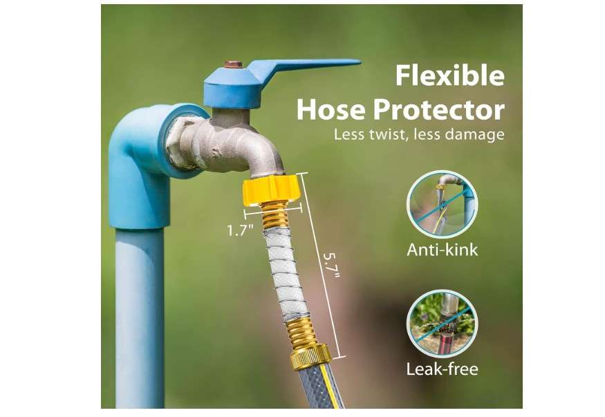  AQUACREST Garden Hose Water Filter for Plants, Greatly Reduces Chlorine, Odor, Improve Plants Health, Ideal for Organic Gardening, Farming and Pets