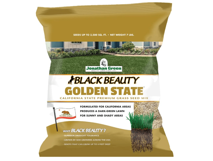 
Jonathan Green (10701) Black Beauty Golden State California Grass Seed (Made for California) - Cool Season Lawn Seed