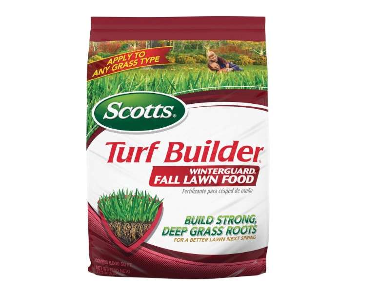  Scotts Turf Builder WinterGuard Fall Lawn Fertilizer for All Grass Types, 5,000 sq. ft., 12.5 lbs.