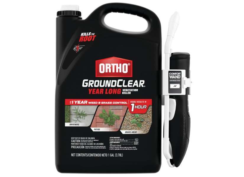  Ortho GroundClear Year Long Vegetation Killer, Kills Weeds and Grasses, Prevents Unwanted Weeds and Grasses for up to 1 Year, 1 gal.