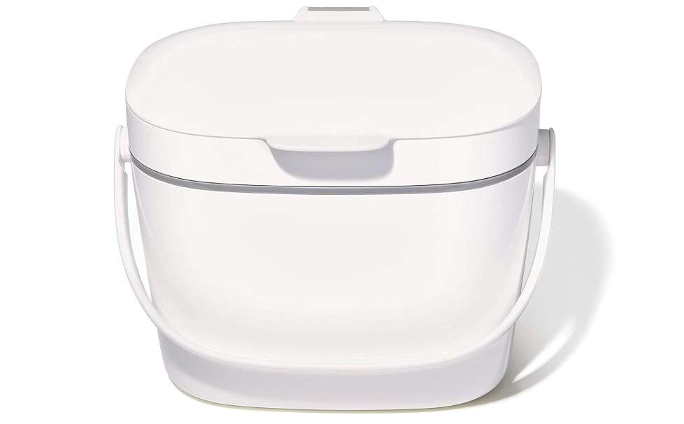  OXO Good Grips EASY-CLEAN COMPOST BIN - WHITE - 1.75 GAL/6.62 L