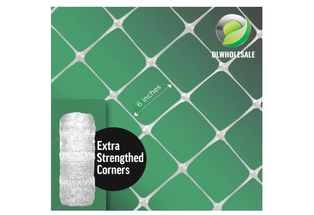  DL Wholesale VineLine Trellis Netting Garden Plant Plastic Trellis Net Roll for Climbing Plants Grow Support Fruits Vegetables