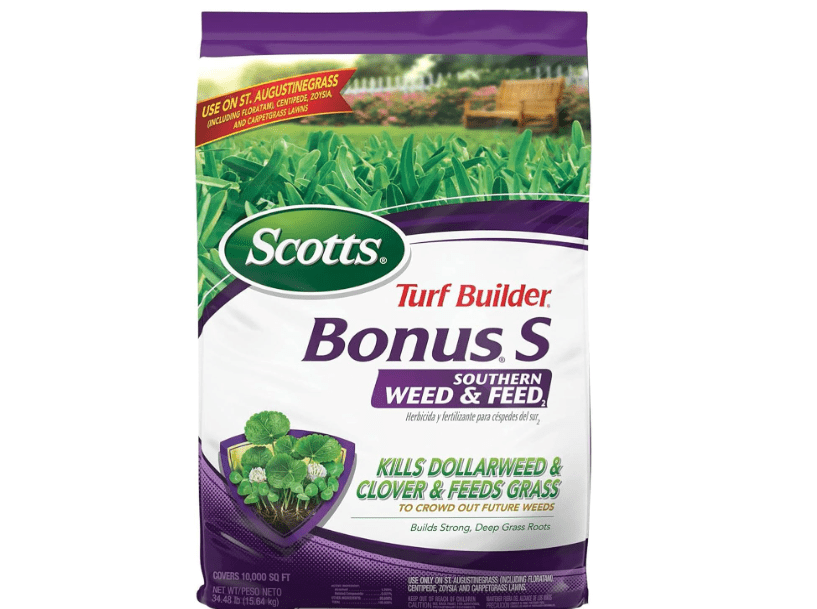 
Scotts Turf Builder Bonus S Southern Weed & Feed2 - Weed Killer and Lawn Fertilizer, 10,000 sq. ft., 34.48 lbs.