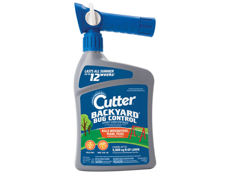 
Cutter Backyard Bug Control Spray Concentrate, Mosquito Repellent, Kills Mosquitoes, Fleas & Listed Ants, 32 fl Ounce