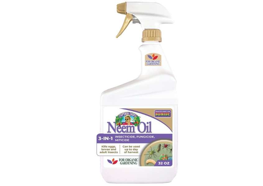  Bonide Captain Jack's Neem Oil, 32 oz Ready-to-Use Spray, Multi-Purpose Fungicide, Insecticide and Miticide for Organic Gardening