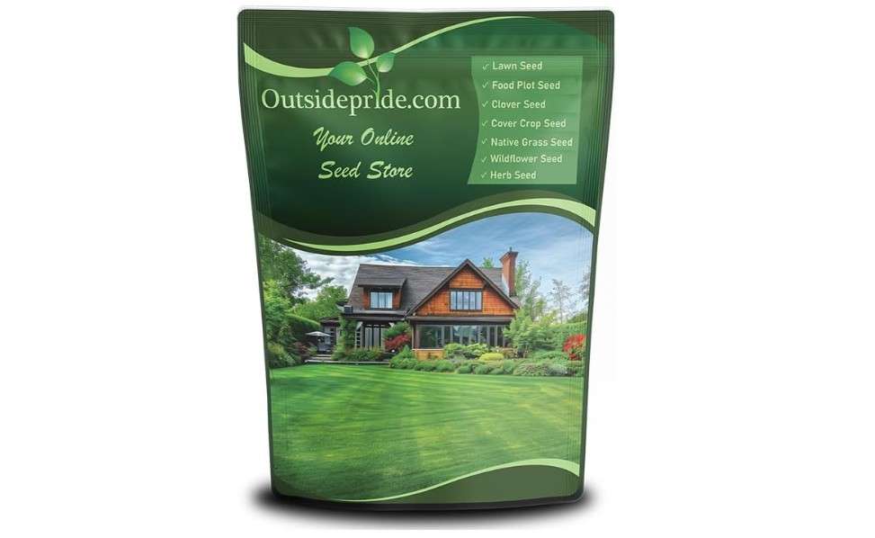 Outsidepride Midnight Kentucky Bluegrass Seed - 5 Lbs. Cold & Drought Tolerant, Sun-Loving Lawn Grass Seed, w/High Traffic Tolerance & Deep Root