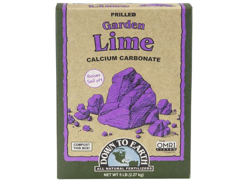  Down to Earth Organic Garden Lime Calcium Carbonate, 5lb 