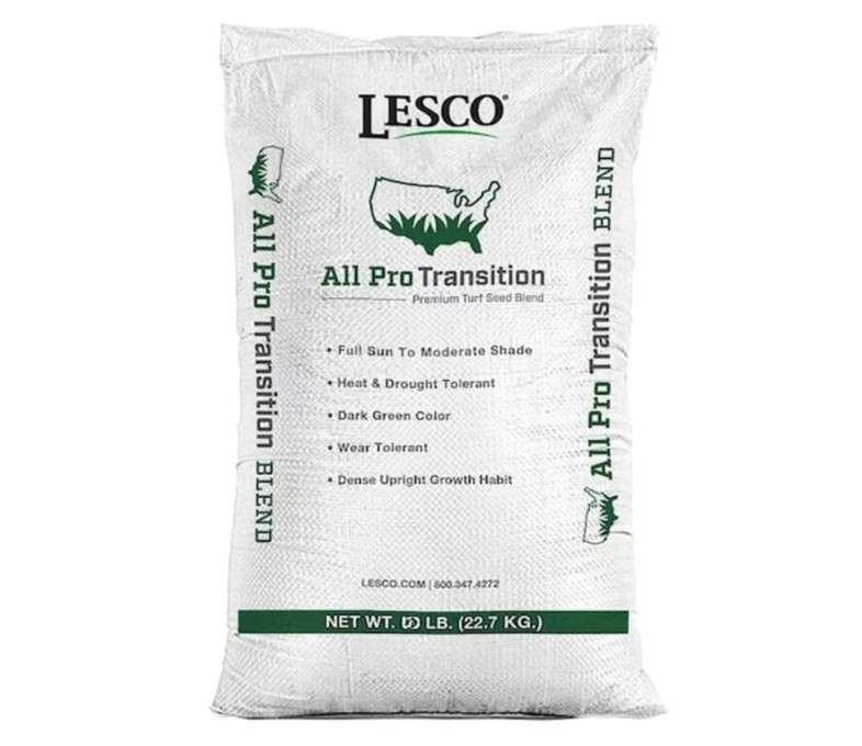  Lesco All-Pro Transition Tall Fescue Grass Seed Blend (50 lbs) – Drought-Tolerant, Heat & Shade Resistant, Insect-Resistant Lawn Seed for Durable Turf -