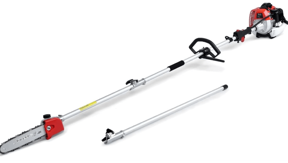 
MAXTRA Pole Saw Gas Powered, 16-Foot Reach 42.7CC 2-Cycle 10-Inch Bar Cordless Extendable Long Trimmer Power Gasoline Chainsaw For Tree Hedge Trimming Bush