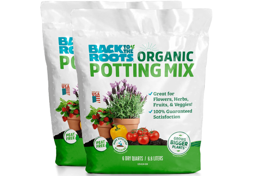 
Back to the Roots 100% Organic Potting Mix (Value 12 Quart) | Premium Blend | Made in The USA