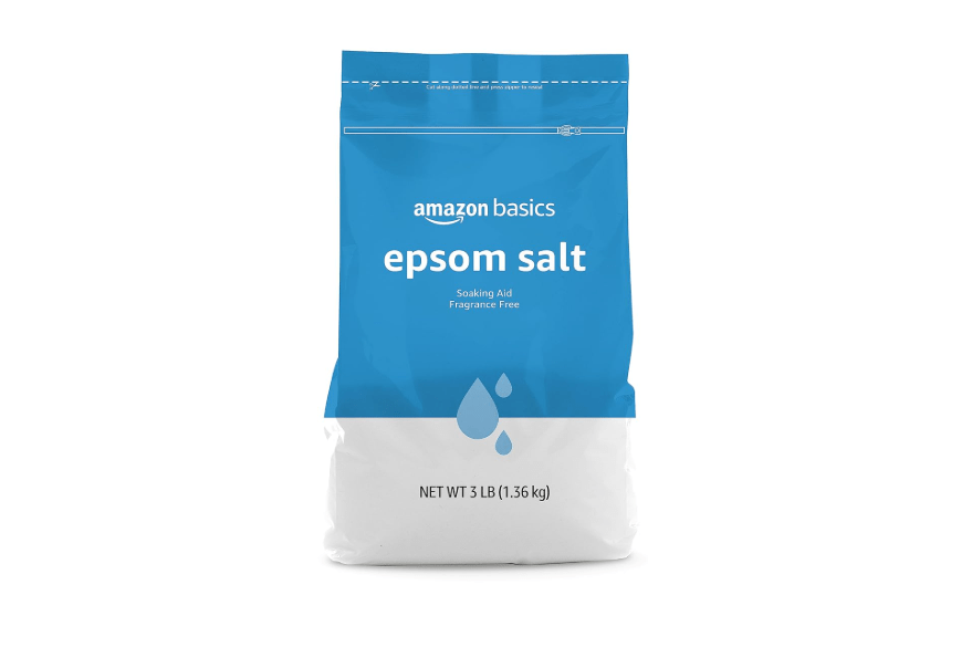 
Amazon Basics Epsom Salt Soak, Unscented, Magnesium Sulfate USP, Muscle and Feet Relaxation, Soothing, 3 Pound, Pack o