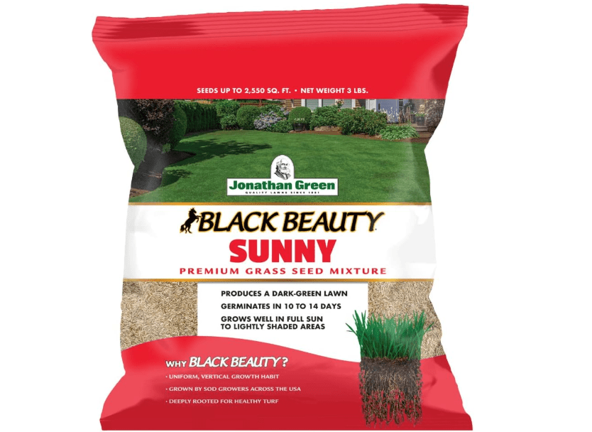 Jonathan Green (10860) Black Beauty Sunny Grass Seed - Cool Season Lawn Seed