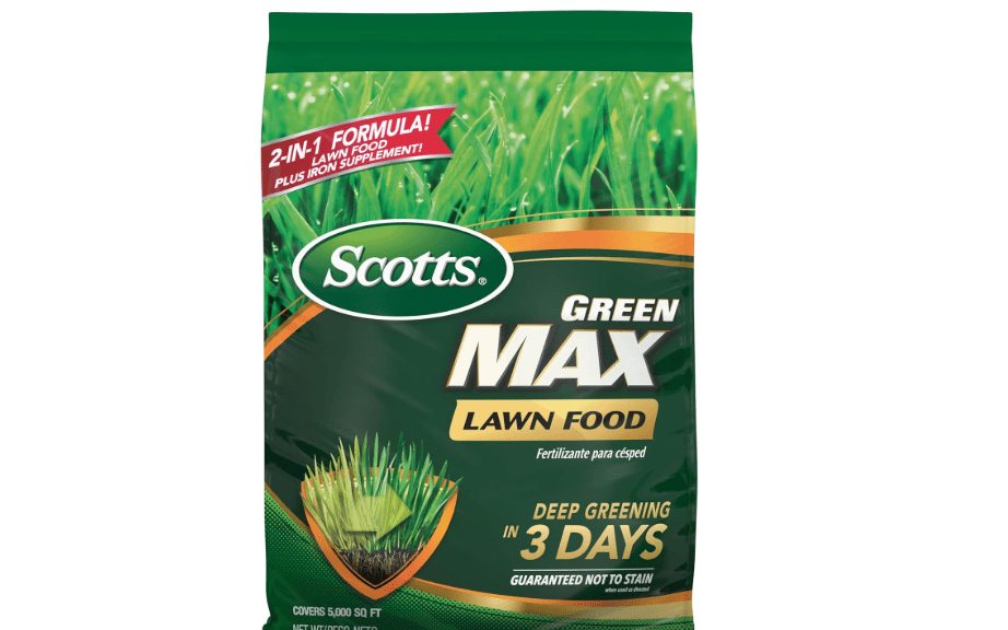 
Scotts Green Max Lawn Food, Lawn Fertilizer Plus Iron Supplement for Greener Grass in 3 Days, 5,000 sq. ft., 16.67 lbs