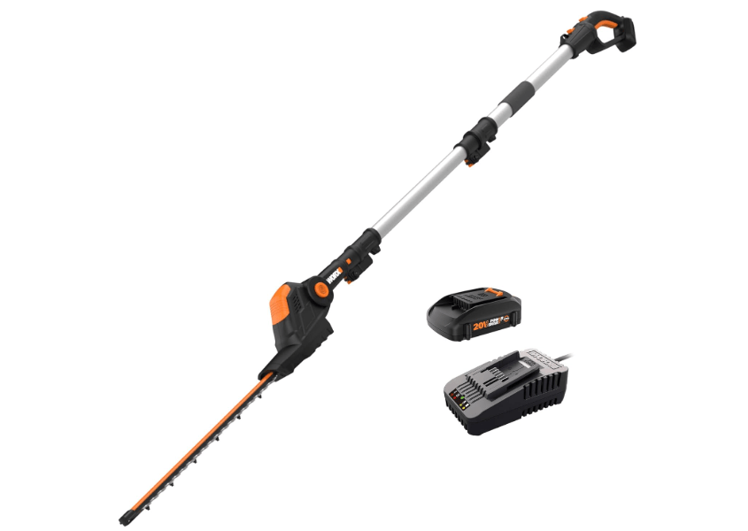 
WORX WG252 20V 2-in-1 Attachment Capable Hedge Trimmer