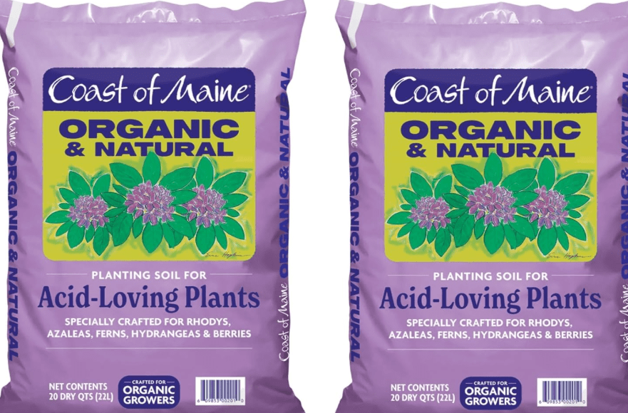 
Coast of Maine, 20qt (Pack of 2) Organic and Natural Planting Soil for Acid-Loving Plants - Rhodys, Azaleas, Ferns, Hydrangeas