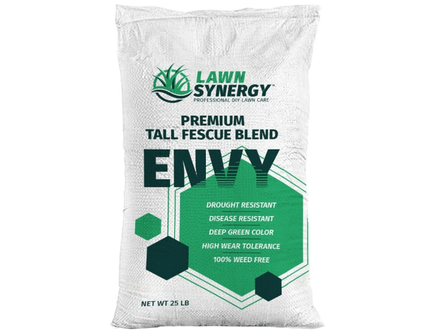 
Envy Turf Type Tall Fescue Grass Seed - 25lbs. - 100% Weed Free - Drought Tolerant - Disease Resistant - Dark Green Color