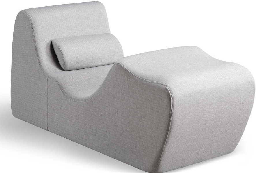 ZINUS Lotus Zero Gravity Chaise Lounger, Foam Recliner for Living Room, Ergonomic Positioning for Better Relaxation, Pillow Included, No Assembly