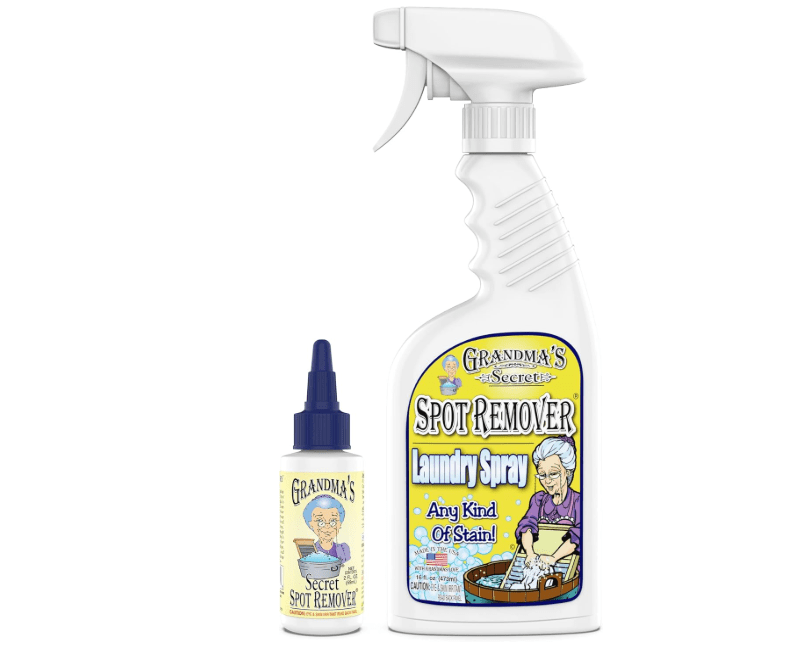 
Grandma's Secret Spot Remover Laundry Spray - Chlorine, Bleach and Toxin-Free for Clothes - Fabric Stain Remover Removes Oil, Paint, Blood and Pet