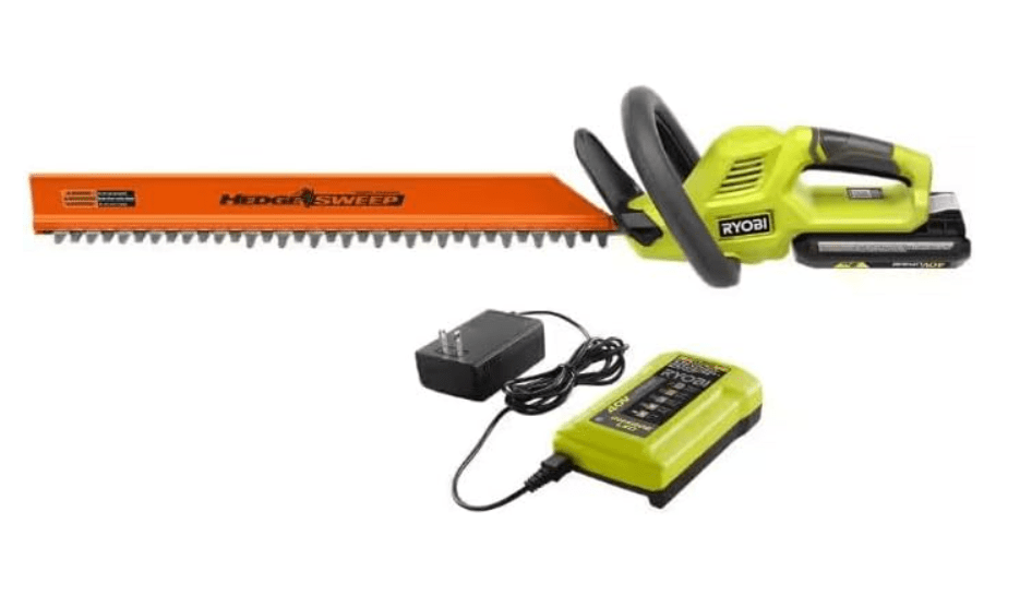 
RYOBI 40V 24 in. Cordless Battery Hedge Trimmer with 2.0 Ah Battery and Charger