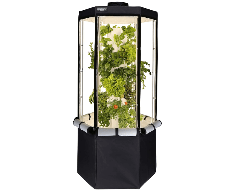  Aerospring Indoor Hydroponic Growing System 2.0 – Grow 27 Lettuce, Vegetable, Herb & Fruiting Plants | Includes Grow Tent, 150W LED Grow Lights, Fan