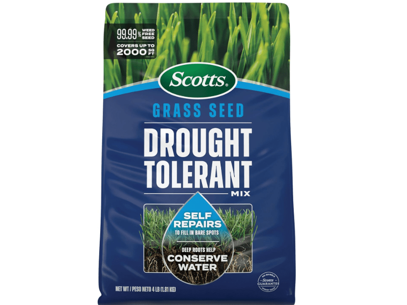 
Scotts Grass Seed Drought Tolerant Mix, Kentucky Bluegrass and Tall Fescue Grass Seed Mix, Covers up to 2,000